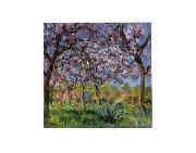 Claude Monet Printemps a Giverny painting